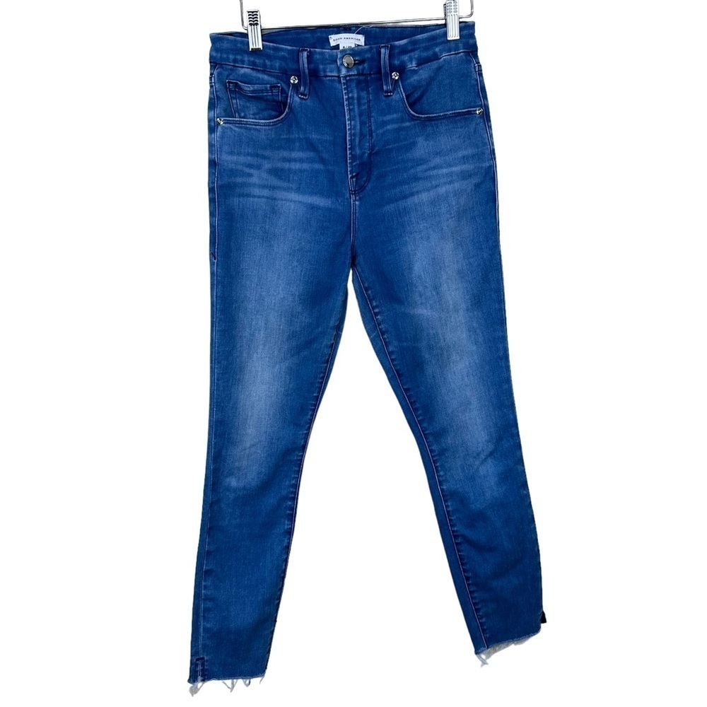 Good American Good Legs Crop Jeans Size 28
